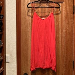 Bella Luxx red spaghetti strap dress